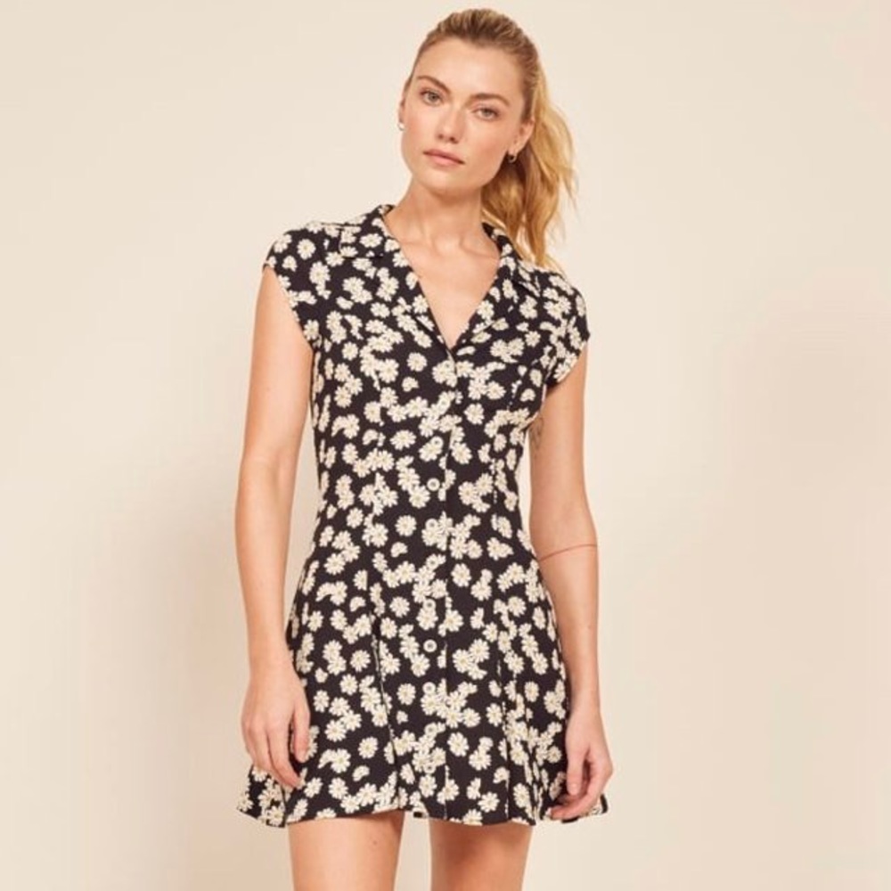 Reformation Concord Dress in Daisy Print